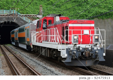 DD200-1牽引サロE232と233-0中央線グリーン車 石川町 DD200-1牽引サロE232と233-0中央線グリーン車 石川町 92475913