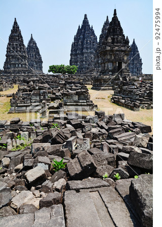 世界文化遺産、プランバナン寺院群 世界文化遺産、プランバナン寺院群 92475994