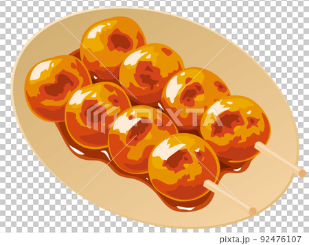 Mitarashi dumpling Mitarashi dumpling 92476107