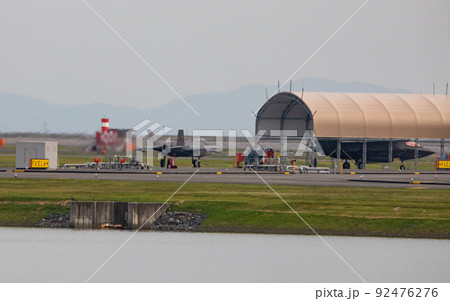 EOS5D.山口岩国、F35A離陸準備進行中。 92476276