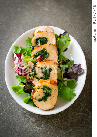 chicken breast stuffed with cheese and spinach chicken breast stuffed with cheese and spinach 92477749