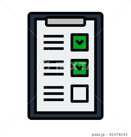 Icon Of Training Plan Tablet 92478242