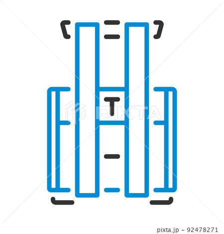 Warehouse Forklift Icon Warehouse Forklift Icon 92478271