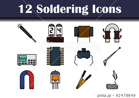 Soldering Icon Set 92478649