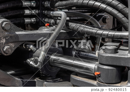 hydraulic system of a tractor, grader or bulldozer. hydraulic system of a tractor, grader or bulldozer. 92480015