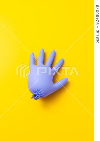 Concept of protective gloves which inflated with air Concept of protective gloves which inflated with air 92480079