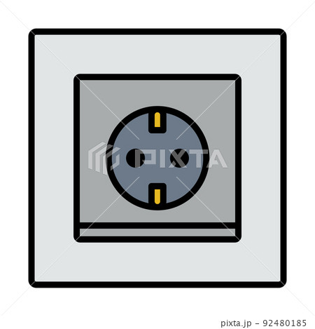 Europe Electrical Socket Icon Europe Electrical Socket Icon 92480185