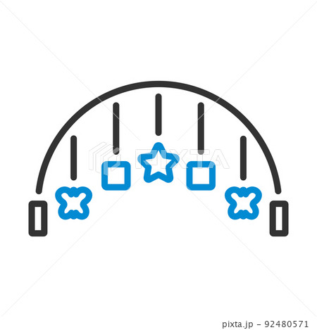 Baby Arc With Hanged Toys Icon 92480571