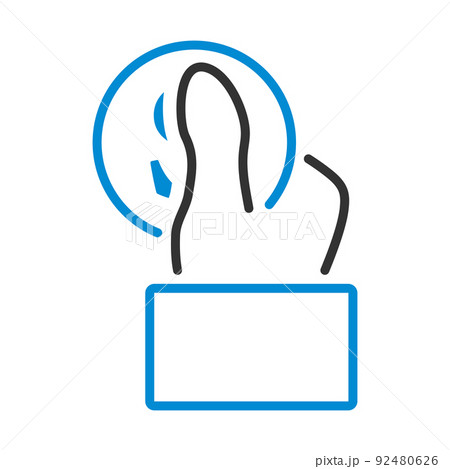 Hand Hold Dollar Coin Icon Hand Hold Dollar Coin Icon 92480626