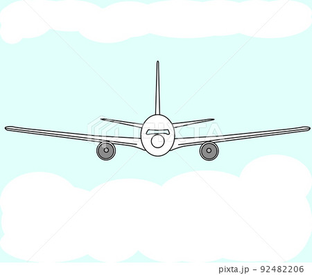 雲の中を飛ぶ飛行機のイメージ 雲の中を飛ぶ飛行機のイメージ 92482206
