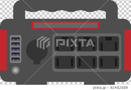 ポータブル電源のイラスト素材 [92482889] - PIXTA