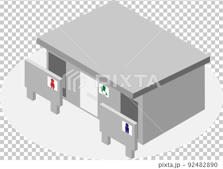 具有等距多功能廁所的公共廁所 92482890