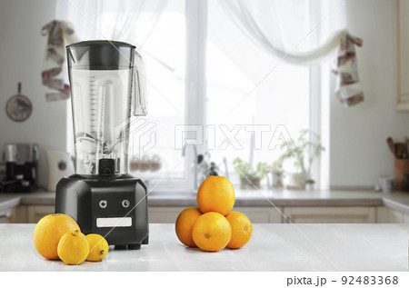 The electric blender for make fruit juice or smoothie The electric blender for make fruit juice or smoothie 92483368