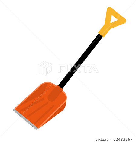 雪かきスコップのイラスト 雪かきスコップのイラスト 92483567