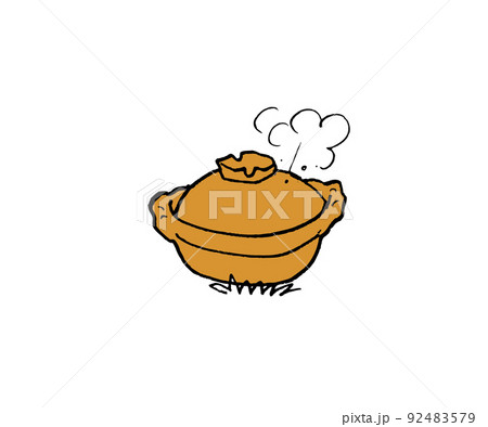 煮立った土鍋 92483579