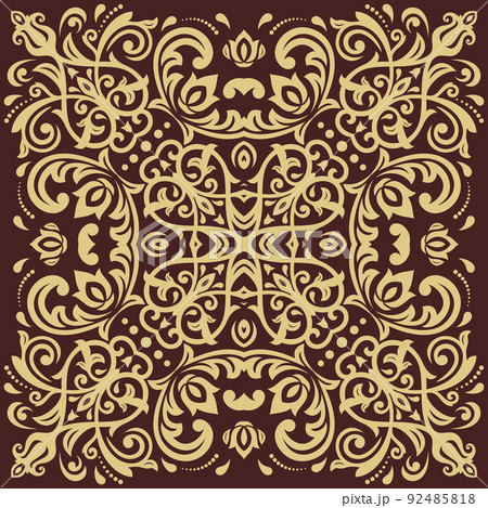 Elegant Ornament in Classic Style 92485818
