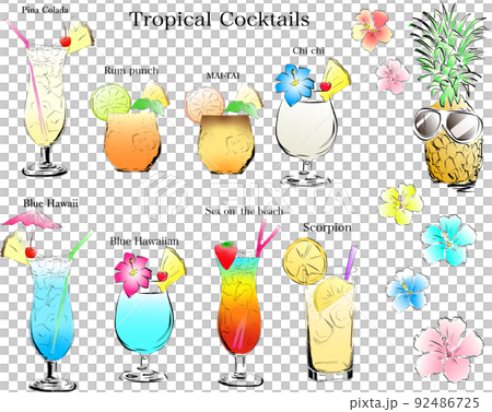 トロピカルカクテルセット 92486725