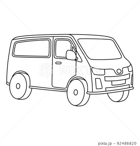 Van Drawing and Coloring For Kids I How To Draw A Van - YouTube