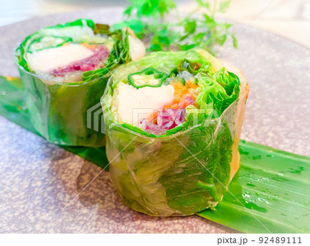 ベトナム料理・ゴイクン(生春巻き) ベトナム料理・ゴイクン(生春巻き) 92489111