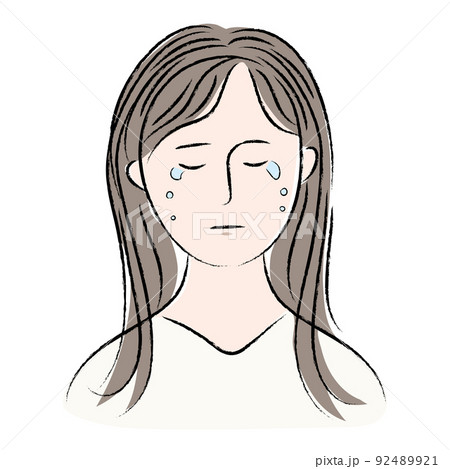 泣いている女性の絵 泣いている女性のイラスト | かわいいフリー素材集 いらすとや