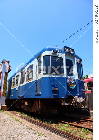 銚子電鉄　仲ノ町車庫の電車 92490123