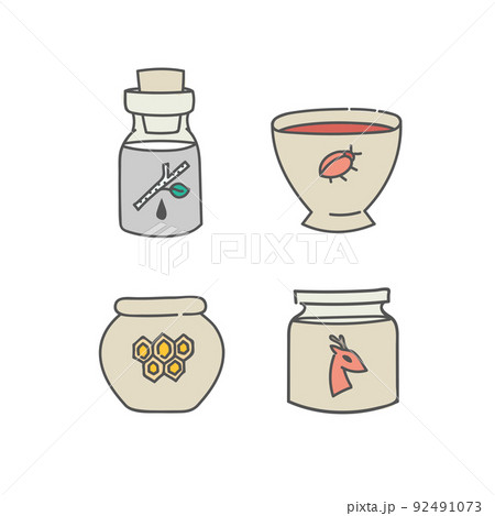 Natural organic products containers Natural organic products containers 92491073
