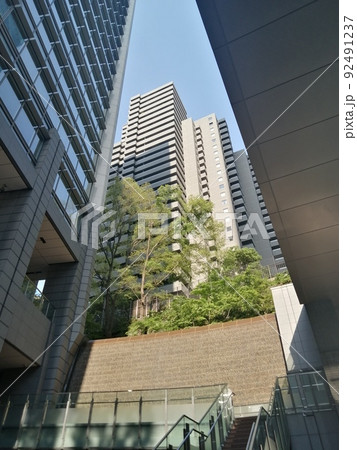 六本木一丁目　高層ビル群 92491237