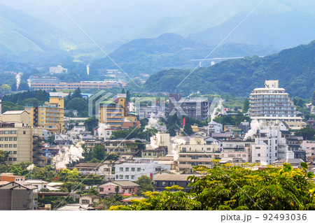 別府鉄輪温泉の湯けむり 別府鉄輪温泉の湯けむり 92493036