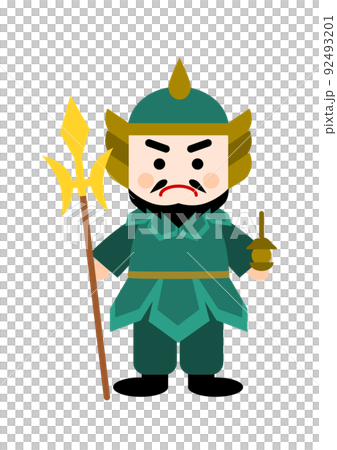 毘沙門天 イラスト 七福神 92493201