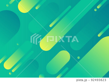 グリーンの幾何学パターンの背景素材 92493623