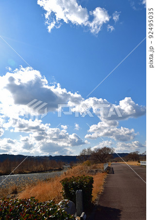 【静岡県島田市】大井川 蓬莱橋付近 92495035