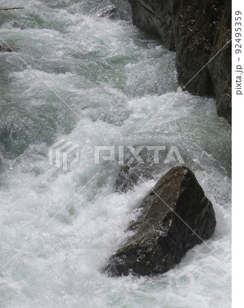 Canyon Partnachklamm in Bavaria, Germany 92495359