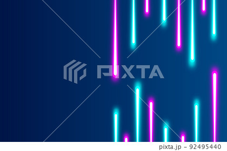 Abstract futuristic background with glowing light effect. blue and pink neon color banner, Vector illustration Abstract futuristic background with glowing light effect. blue and pink neon color banner, Vector illustration 92495440