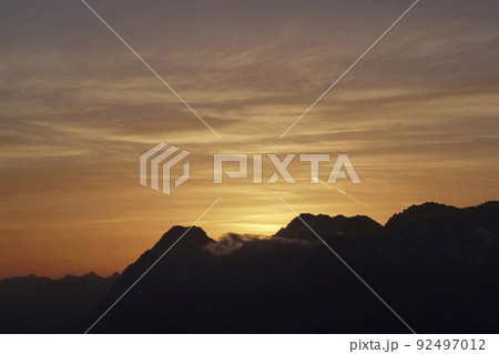 Hiking tour to Pleisspitze mountain, Tyrol, Austria 92497012