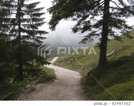 Pyramidenspitze mountain hiking tour in Tyrol, Austria 92497302