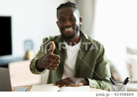 24,198 African American Man Sitting Desk Images, Stock Photos, 3D
