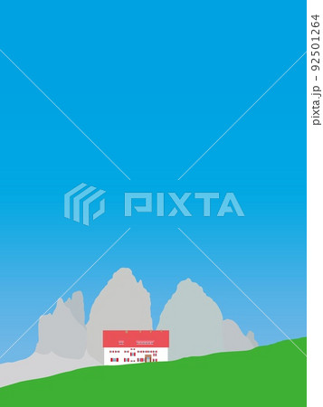 トレ・チーメ・ディ・ラヴァレード tre cime di lavaredo ロカテッリ小屋 ドロミテ トレ・チーメ・ディ・ラヴァレード tre cime di lavaredo ロカテッリ小屋 ドロミテ 92501264