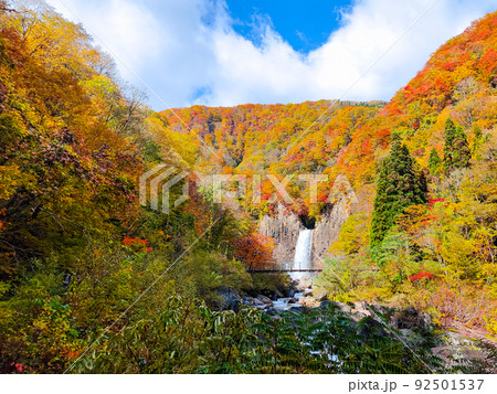 苗名滝（秋） 92501537