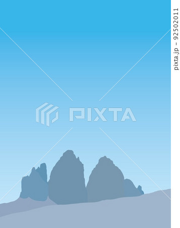 トレ・チーメ・ディ・ラヴァレード tre cime di lavaredo ドロミーティ イタリア トレ・チーメ・ディ・ラヴァレード tre cime di lavaredo ドロミーティ イタリア 92502011