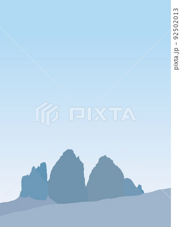 トレ・チーメ・ディ・ラヴァレード　tre　cime　di　lavaredo　ドロミーティ　イタリア 92502013