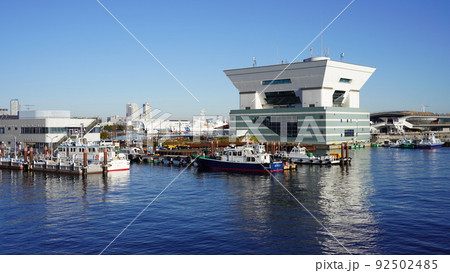 横浜港、大さん橋 92502485