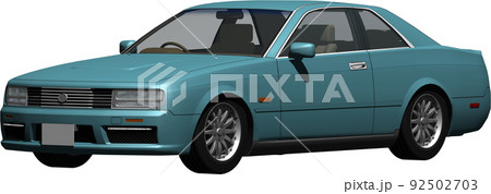 メーカーの使用許可不要のオリジナル自動車切抜き画像イラスト 92502703