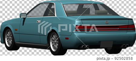 Original car cutout image illustration that does not require the manufacturer's license 92502858