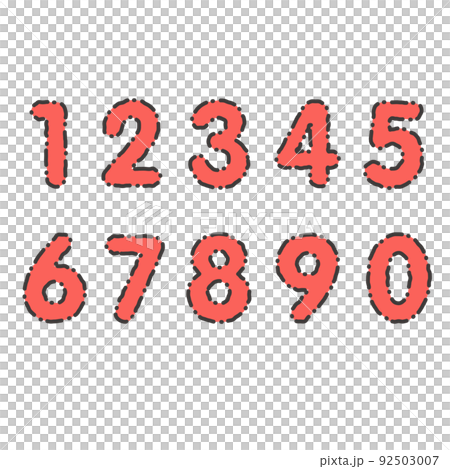 粗破的流行數字設置為紅色 粗破的流行數字設置為紅色 92503007