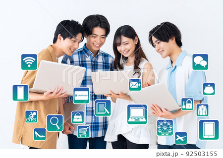 大学生 Z世代 キャンパスライフ 勉強 教育 CG iot SNS テクノロジーパソコン オンライン 大学生 Z世代 キャンパスライフ 勉強 教育 CG iot SNS テクノロジーパソコン オンライン 92503155