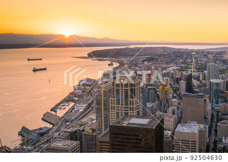 View of downtown Seattle skyline View of downtown Seattle skyline 92504630