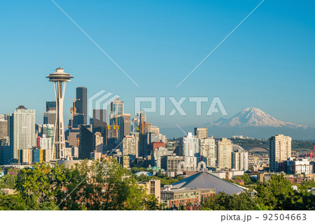 View of downtown Seattle skyline 92504663