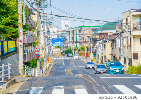 神戸市　諏訪山周辺の道路 92505886