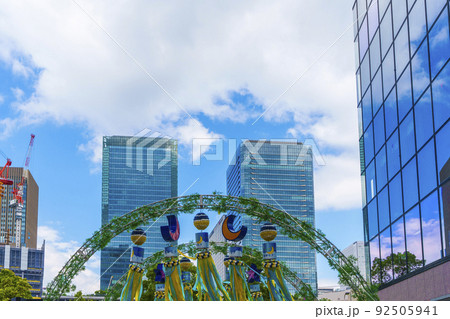 梅田七夕　新梅田シティ　グランフロント大阪　都市景観 92505941