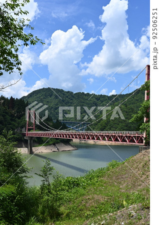 深瀬大橋 手取川ダム湖 白山市 深瀬大橋 手取川ダム湖 白山市 92506251